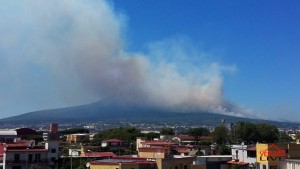 Incendi sul Vesuvio. Controlli a tappeto dei carabinieri a persone e mezzi. Denunce