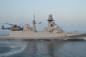 &Egrave; la fregata missilistica Federico Martinengo la nave della Marina militare italiana destinata all'area di Cipro,