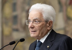 Il presidente della Repubblica Sergio Mattarella
