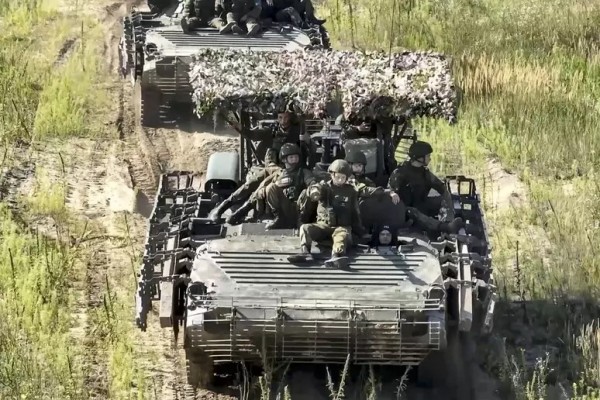 Tropas rusas y bielorrusas en la ejercitaci&oacute;n militar.