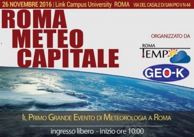 Roma meteo capitale - 1^ giornata della meteorologia