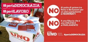 Art1 Mpd - &laquo;100 piazze per la Democrazia e per il Lavoro. Due settimane di mobilitazione&raquo;