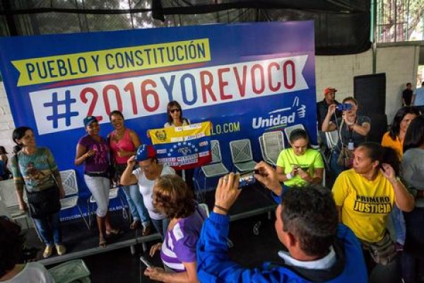 Protestas opositoras en Venezuela
