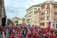 Corteo nazionale della Cgil