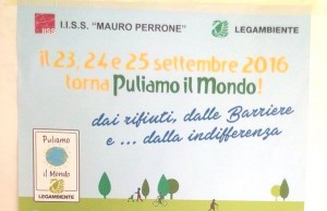 Castellaneta (Taranto) - Con Puliamo il mondo l'istituto Perrone si fa scuola verde e bella, non solo buona