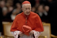 &Egrave; deceduto oggi il cardinale Camillo Ruini, storico Presidente della Cei. Aveva 95 anni.(foto a corredo articolo AGI)