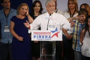 Cile: Sebasti&aacute;n Pi&ntilde;era al ballottaggio con Alejandro Guillier