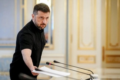 Il presidente ucraino Volodymyr Zelensky