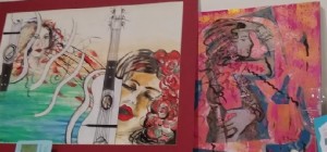 In copertina quadri dipinti da Elena Manigrasso