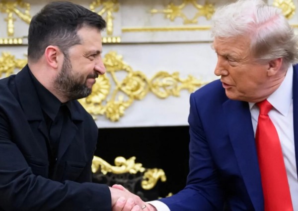 Volodymyr Zelensky e Donald Trump