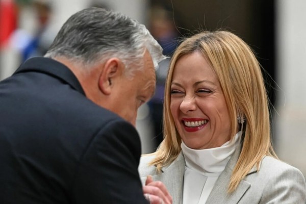 Viktor Orban e Giorgia Meloni