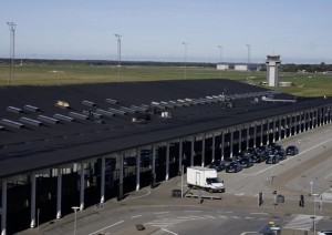  L&#039;aeroporto di Aalborg dove sono stati avvistati droni nei giorni scorsi