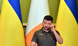 Il presidente ucraino Volodymyr Zelensky 