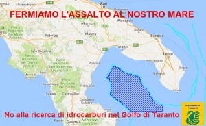 Legambiente - No alla ricerca di idrocarburi nel Golfo di Taranto. Fermiamo l&rsquo;assalto al nostro mare