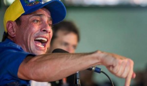 Capriles propone revocatorio a Maduro como &uacute;nico punto en pr&oacute;xima reuni&oacute;n