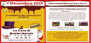 Vinci con Babbo Natale e Willy - Lotteria per i bambini alla 4a edizione