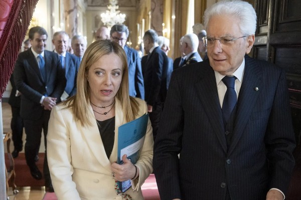 Meloni e Mattarella