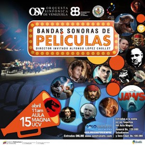 La Orquesta Sinf&oacute;nica de Venezuela interpretar&aacute; &ldquo;Bandas Sonoras de pel&iacute;culas&rdquo;