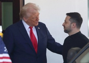 Volodymyr Zelensky e Donald Trump